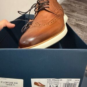 Florsheim Men's Tan Wingtip Oxfords